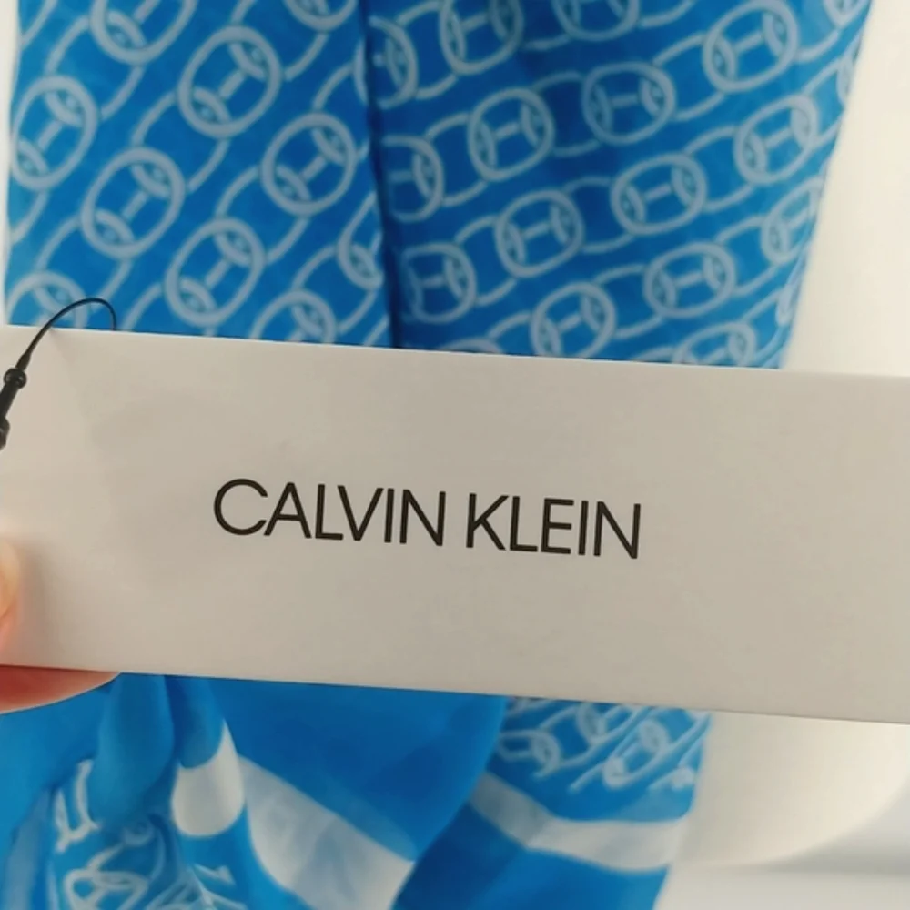 Calvin Klein Ocean Blue Scarf